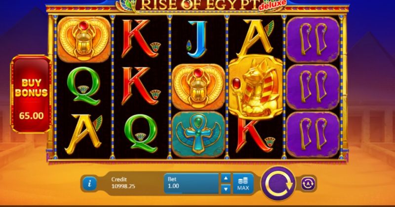 Play in Rise of Egypt: Deluxe slot online from Playson for free now | www.1oheya.com